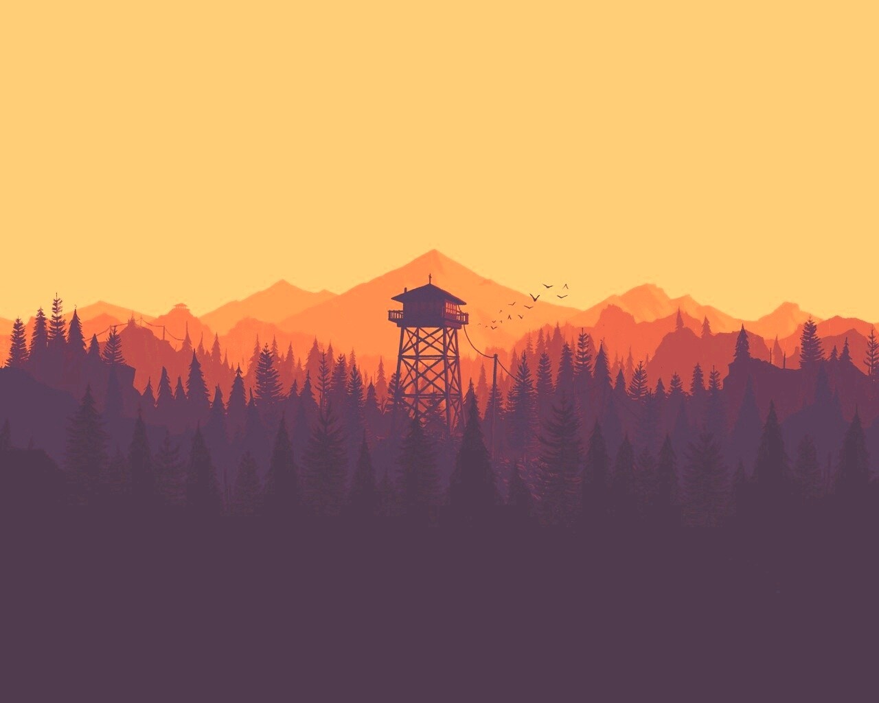 Firewatch обои