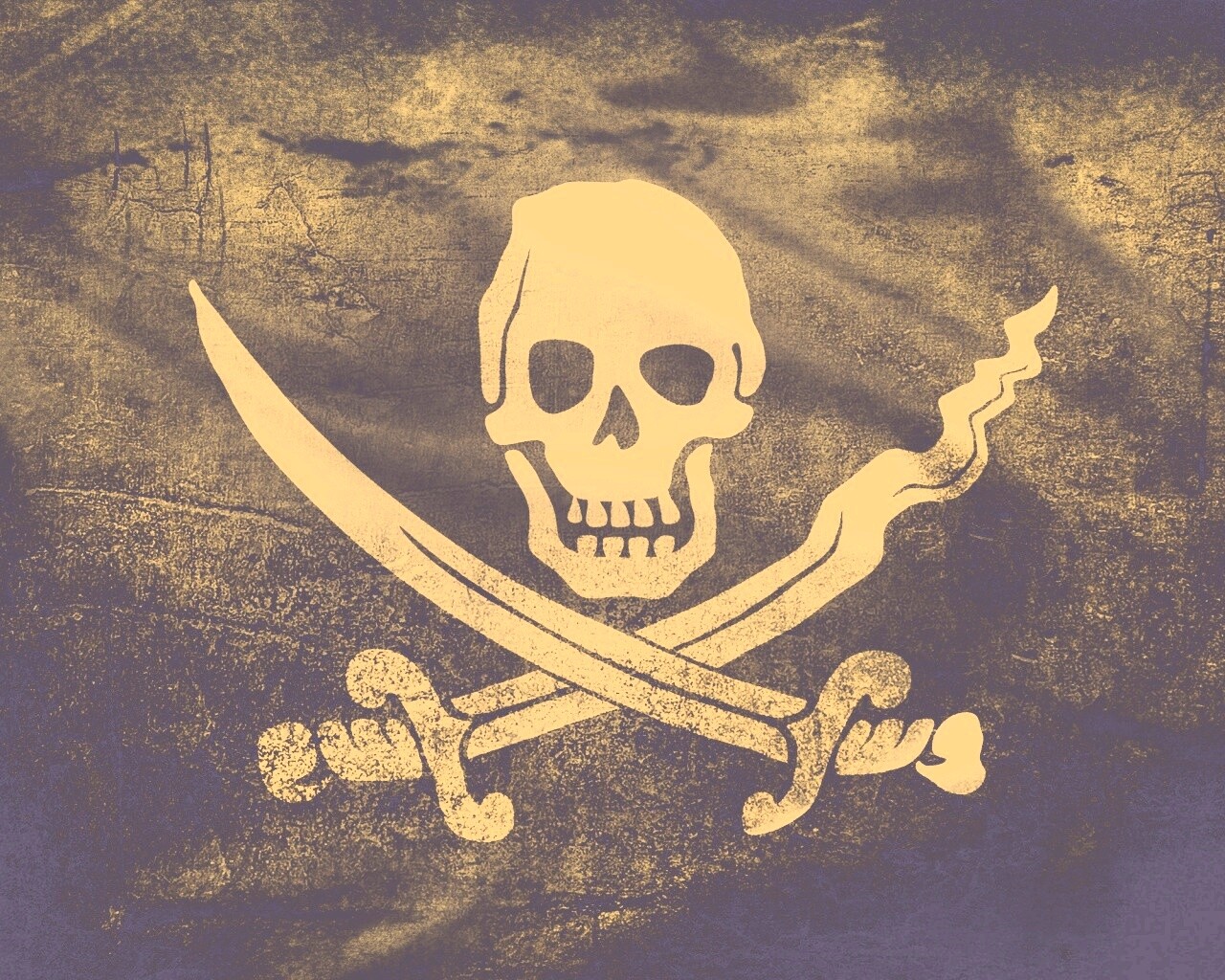 Пиратский флаг обои
