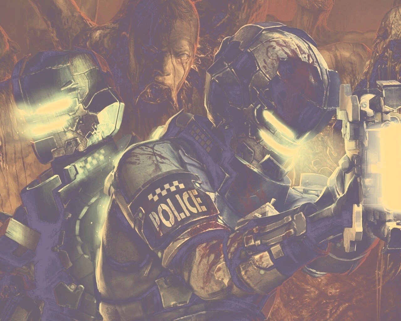 Dead Space полиция обои
