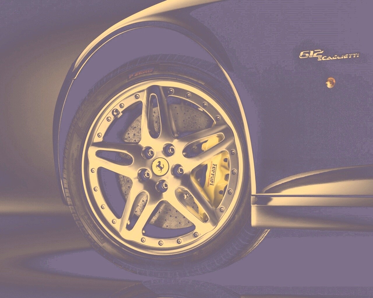 Колесо Scaglietti 612 обои