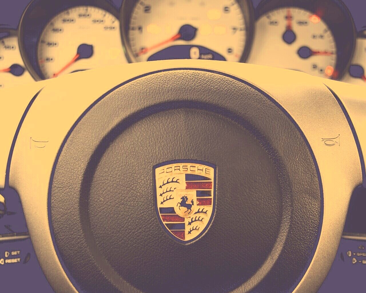 Руль Porshe обои
