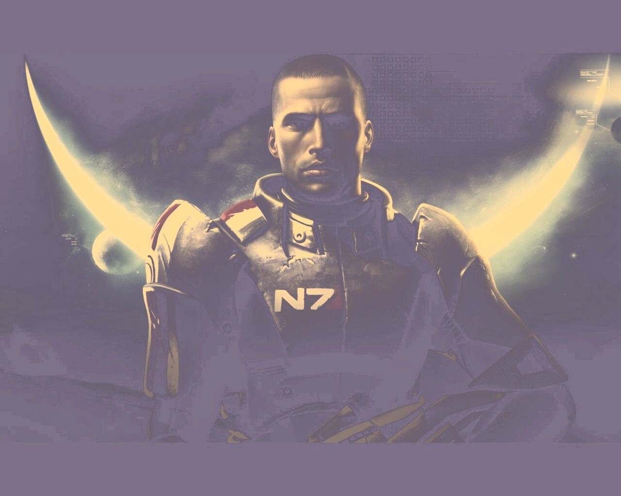Шепард из Mass Effect обои
