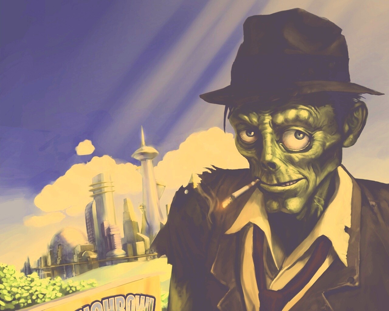 Stubbs the zombie обои