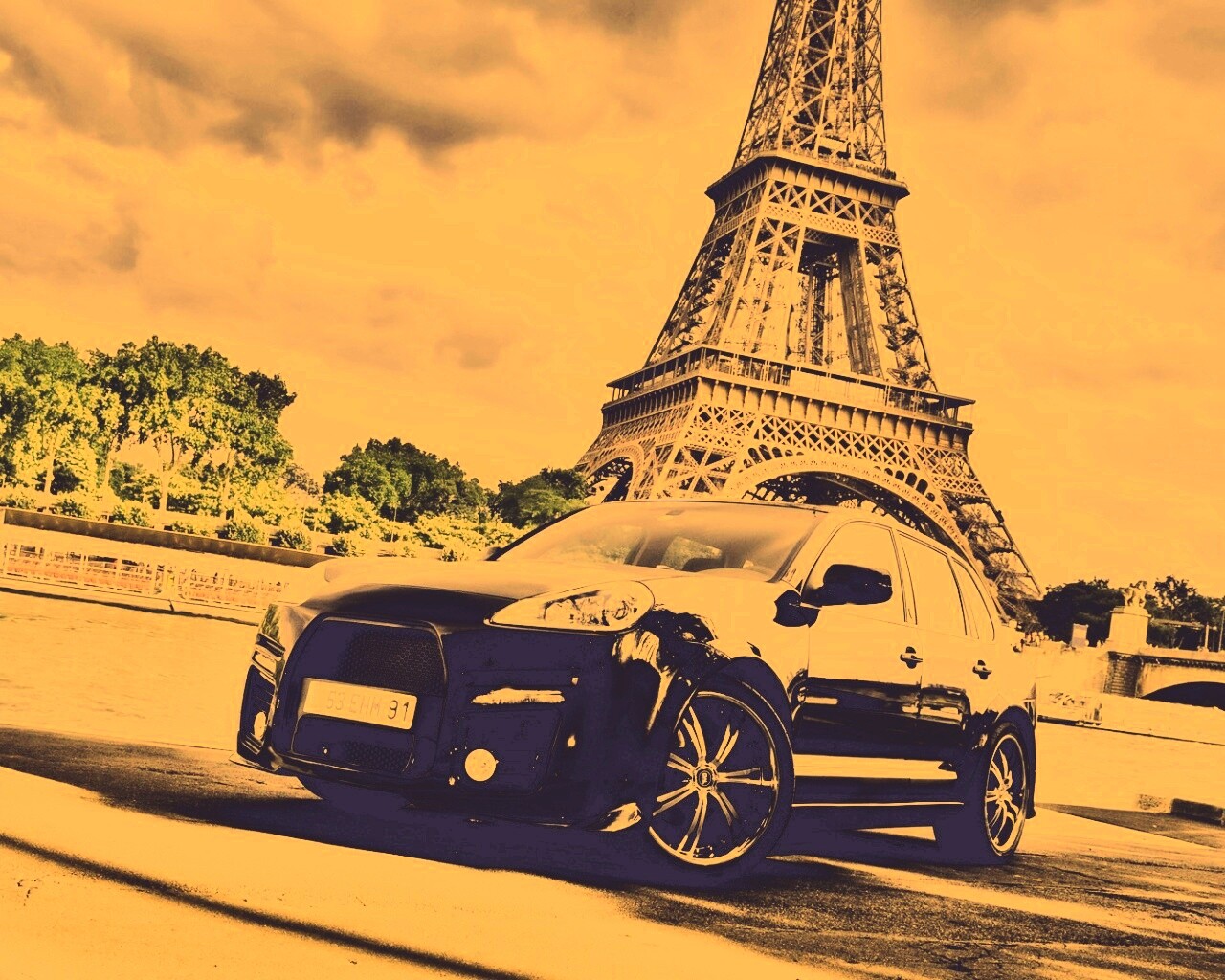Кроссовер Porsche обои