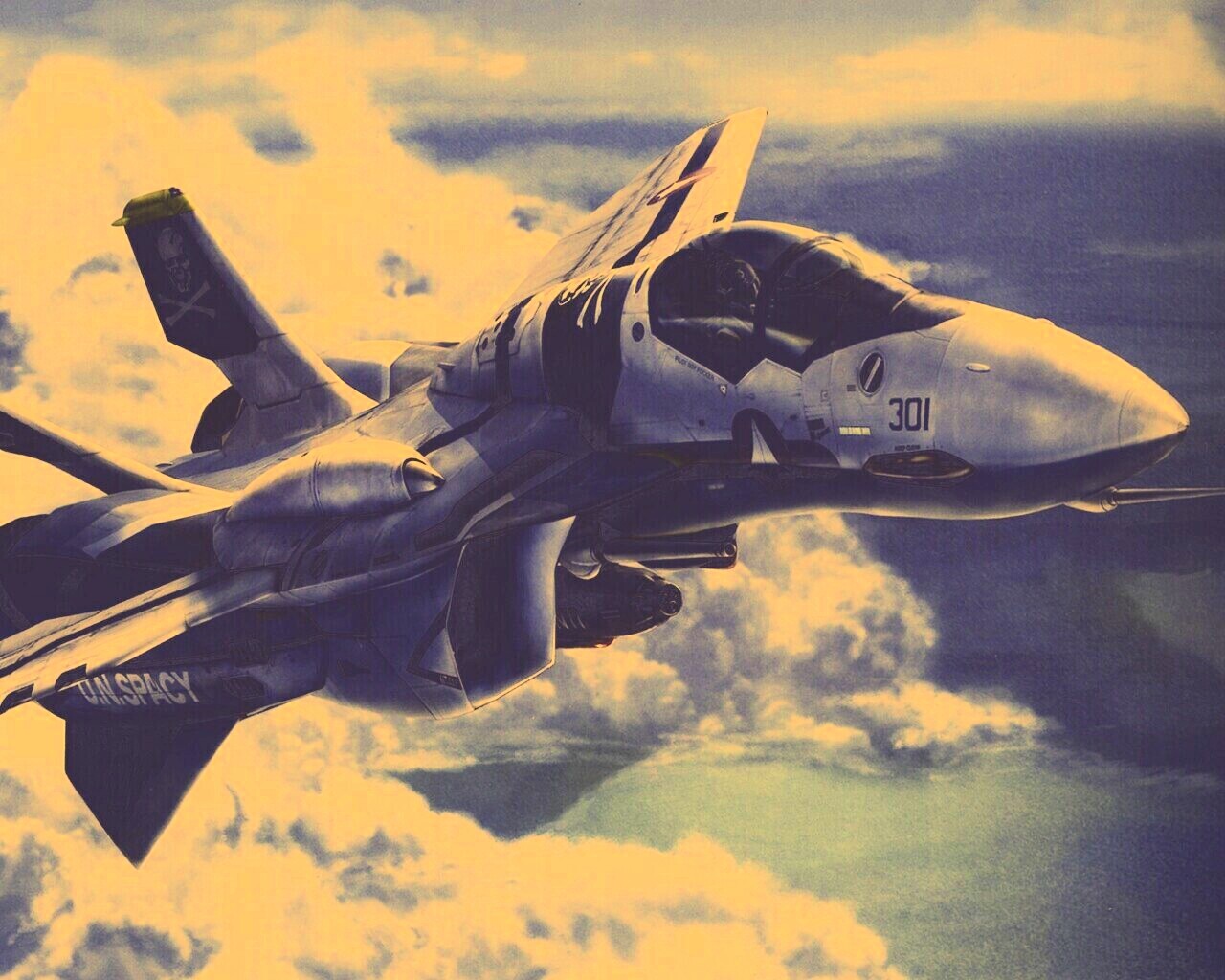 UN Spacy Fighter обои
