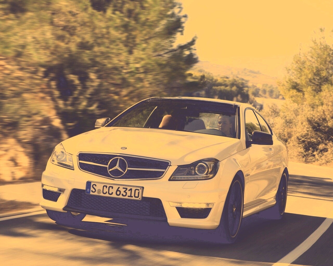 Mercede C63 обои