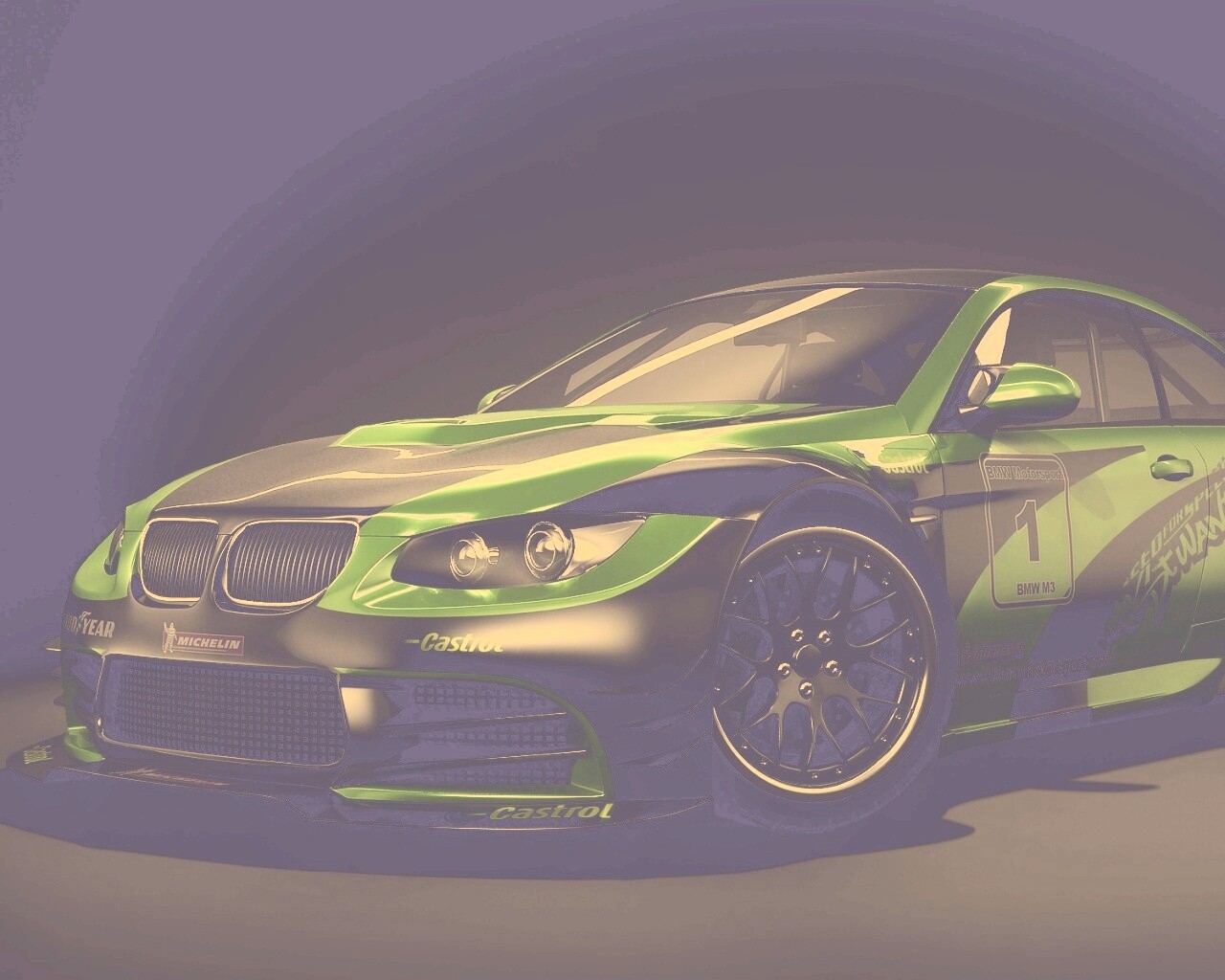 Гоночный BMW M3 обои