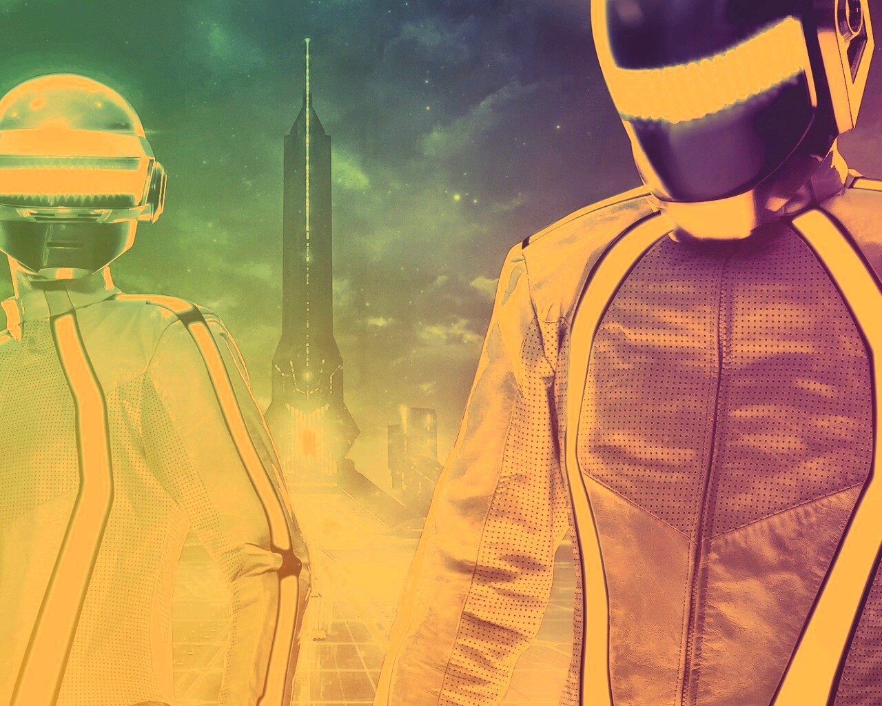 Daft Punk в фильме TRON обои