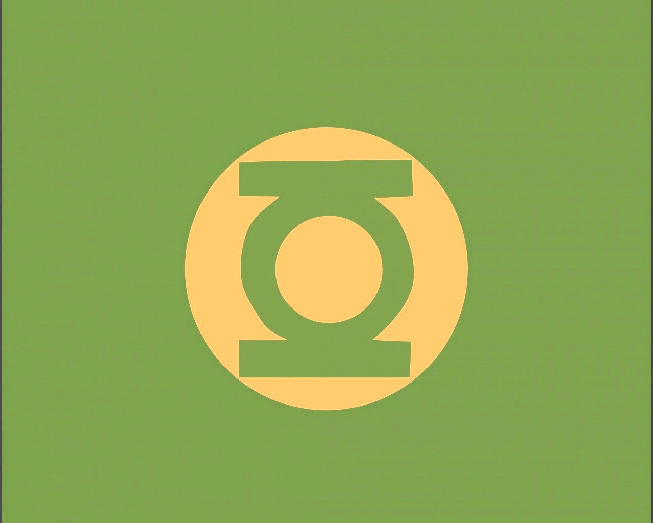 Знак Зеленого фонаря обои