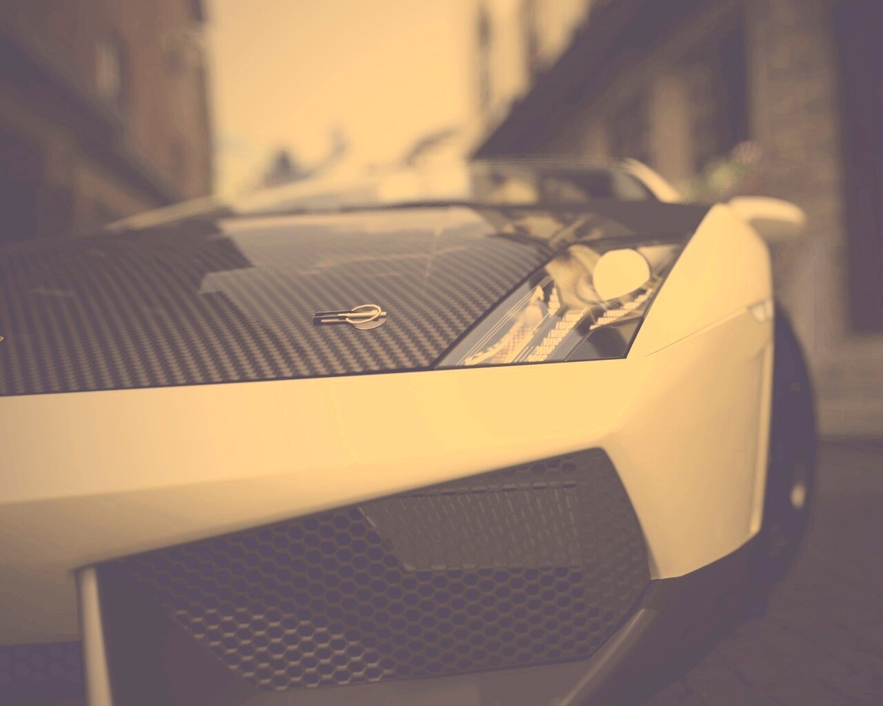 Lamborghini с карбоновым багажником обои
