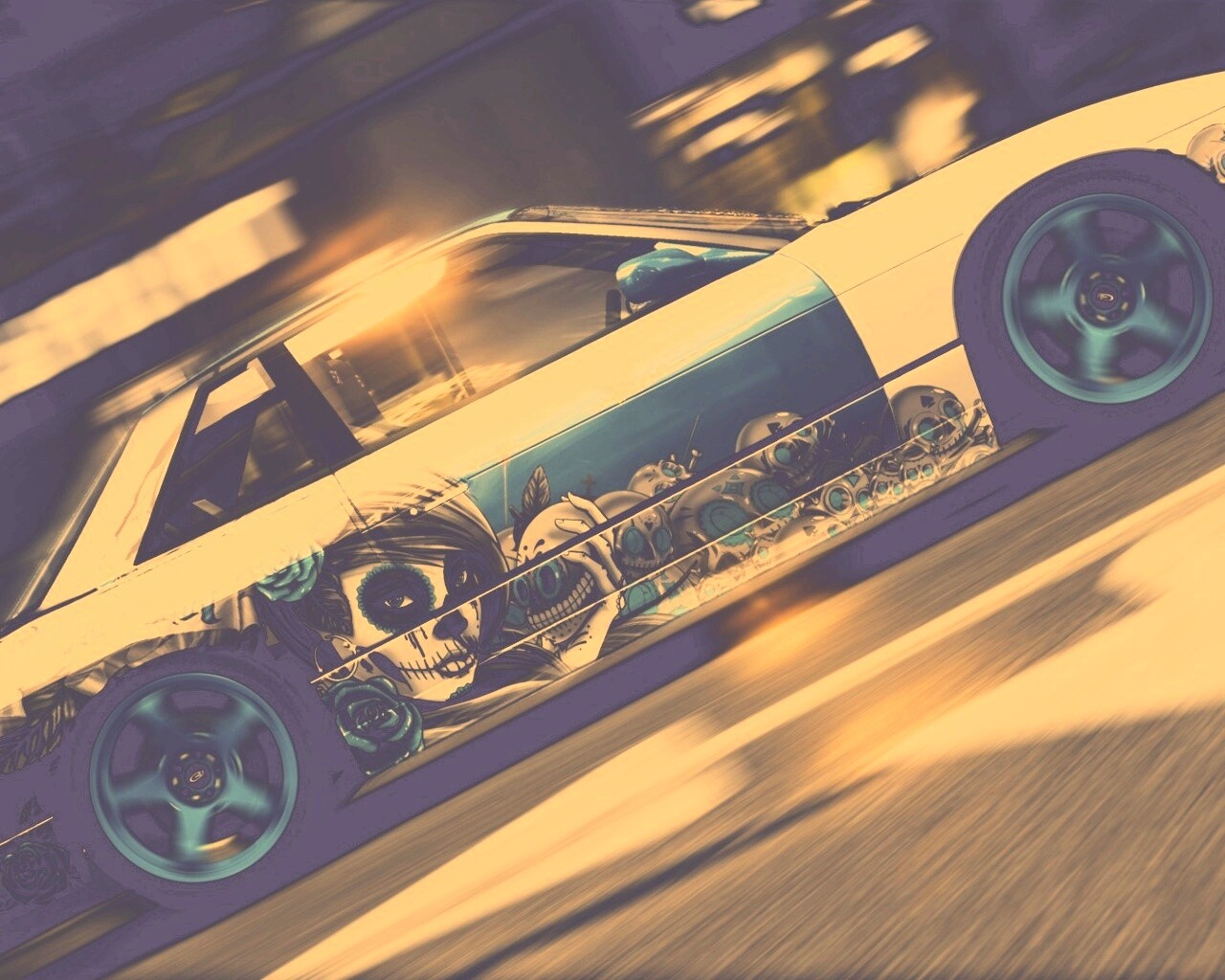 Nissan Silvia s13 Non Grata из GTA4 обои