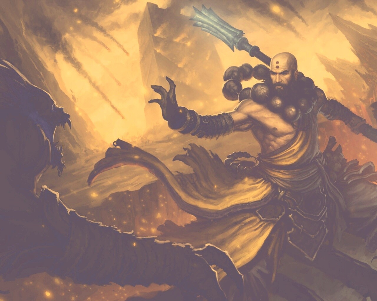 Монах из Diablo 3 обои