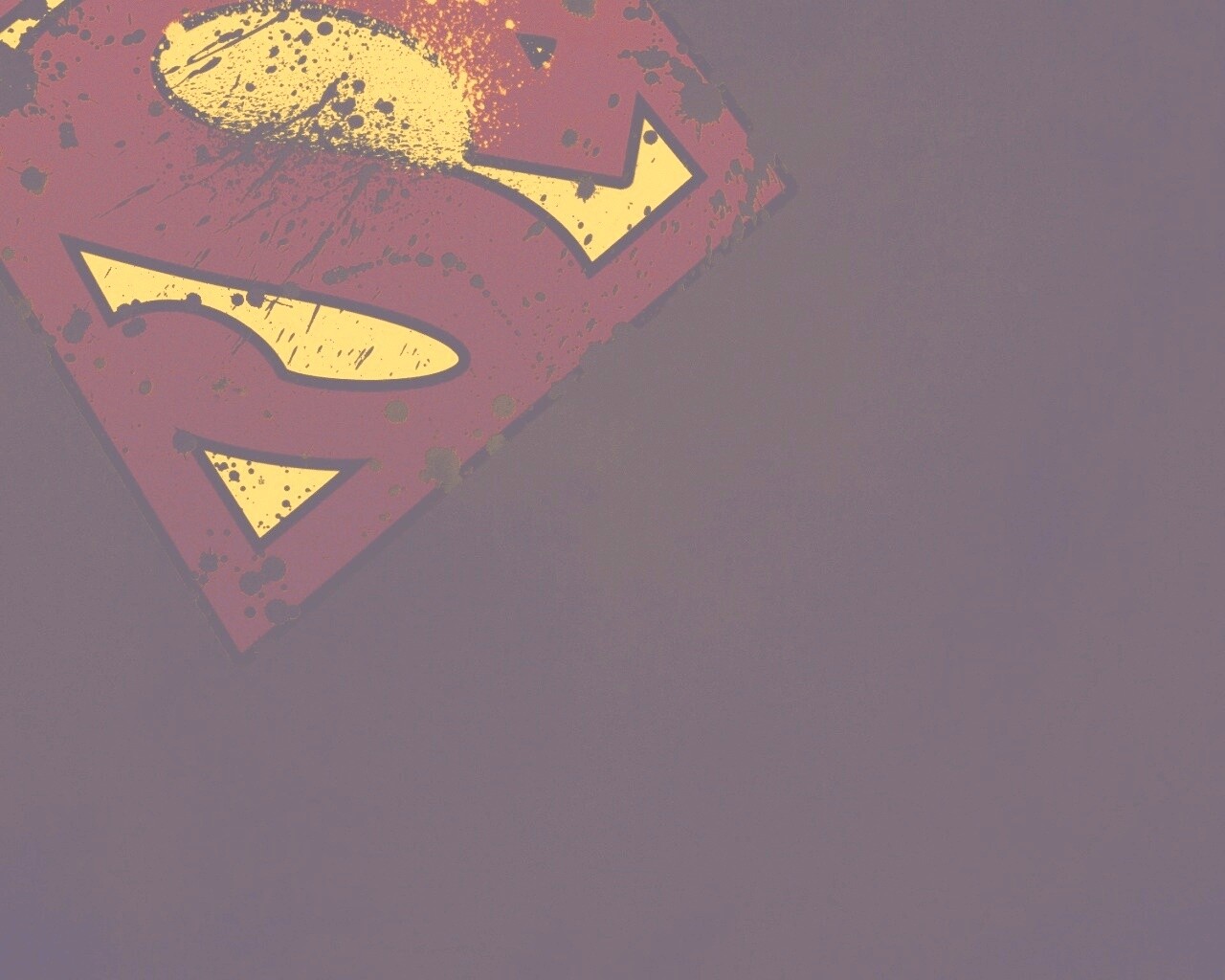 Потертый знак Супермена обои