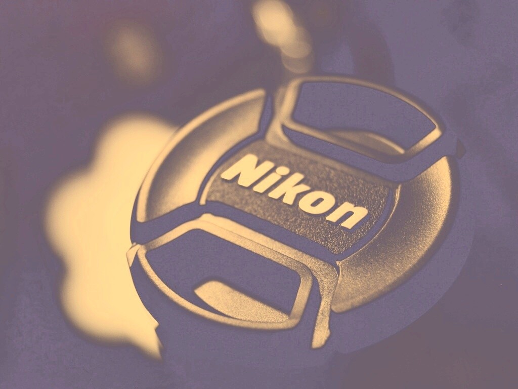 Крышечка от объектива Nikon обои