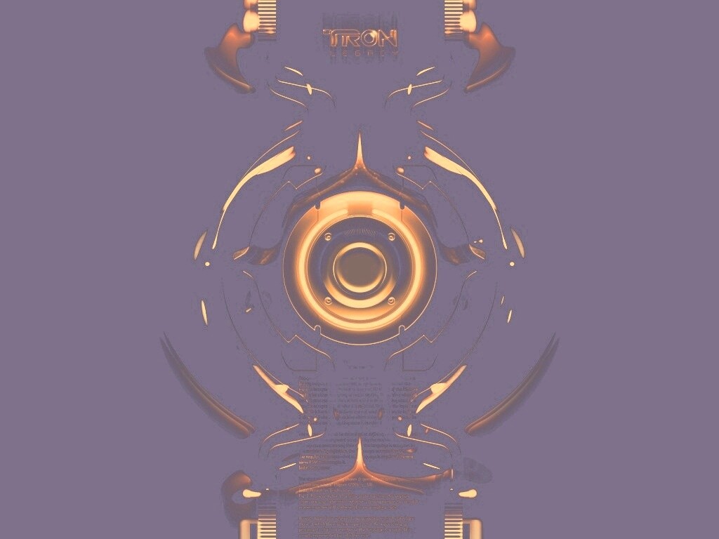 Tron Data Amber обои