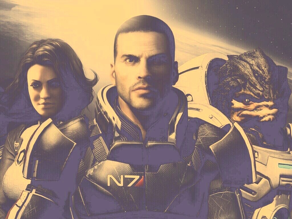Mass Effect N7 обои