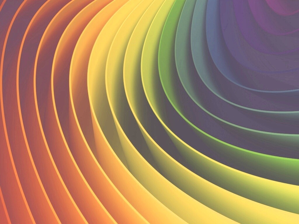 Радуга может быть такой обои