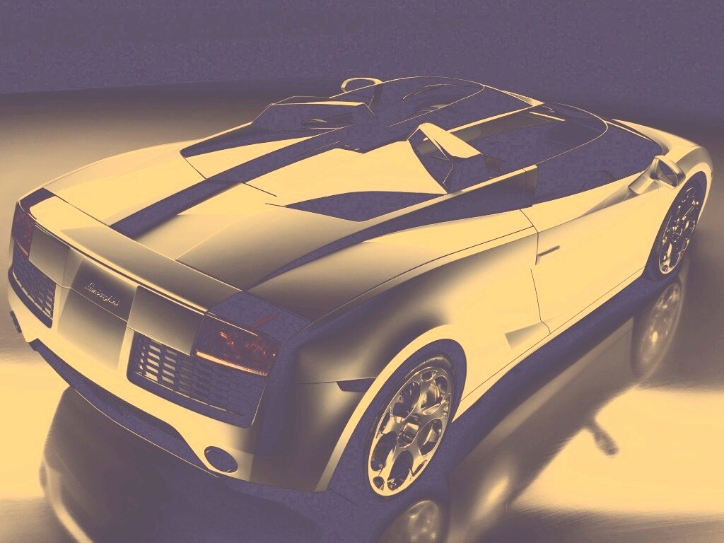 Светло-Серый Lamborghini (Сзади) обои
