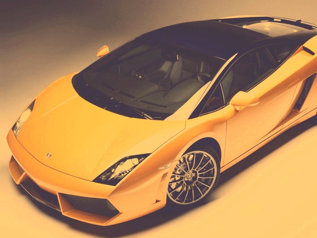 Жёлтый Lamborghini Gallardo обои