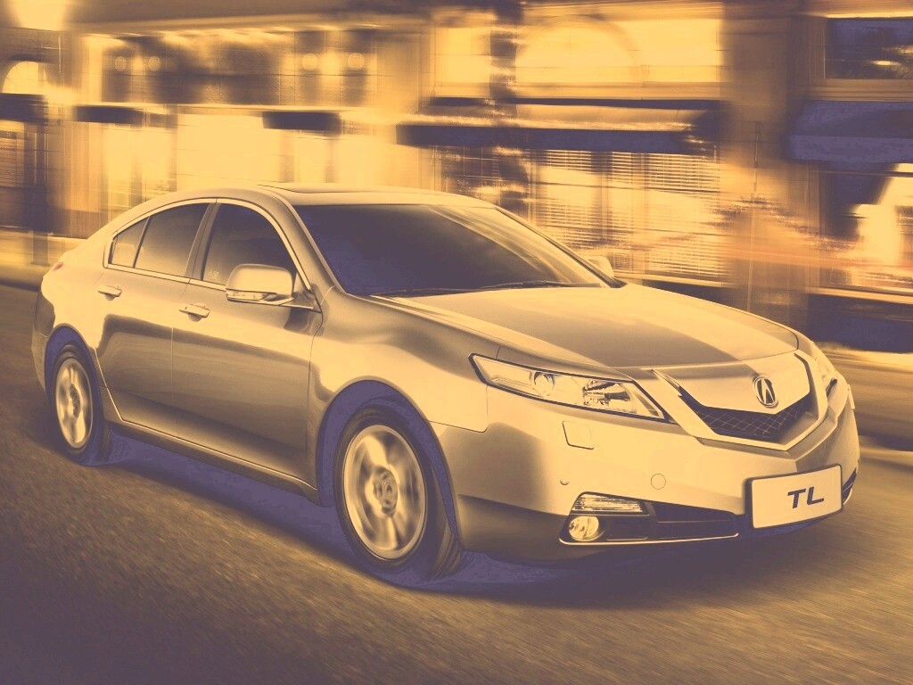 Acura в движении обои