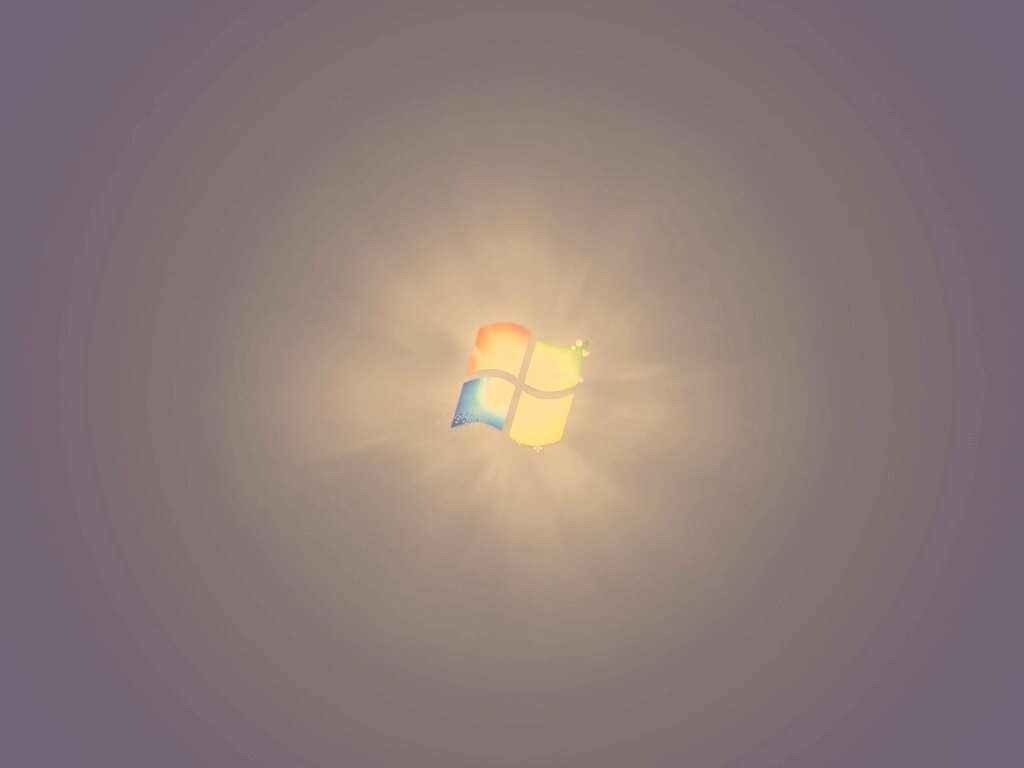 Черные обои Windows Seven обои