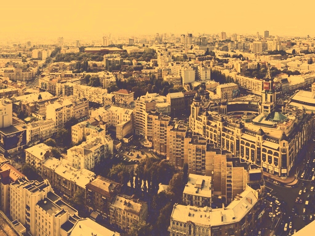 Киевская панорама обои