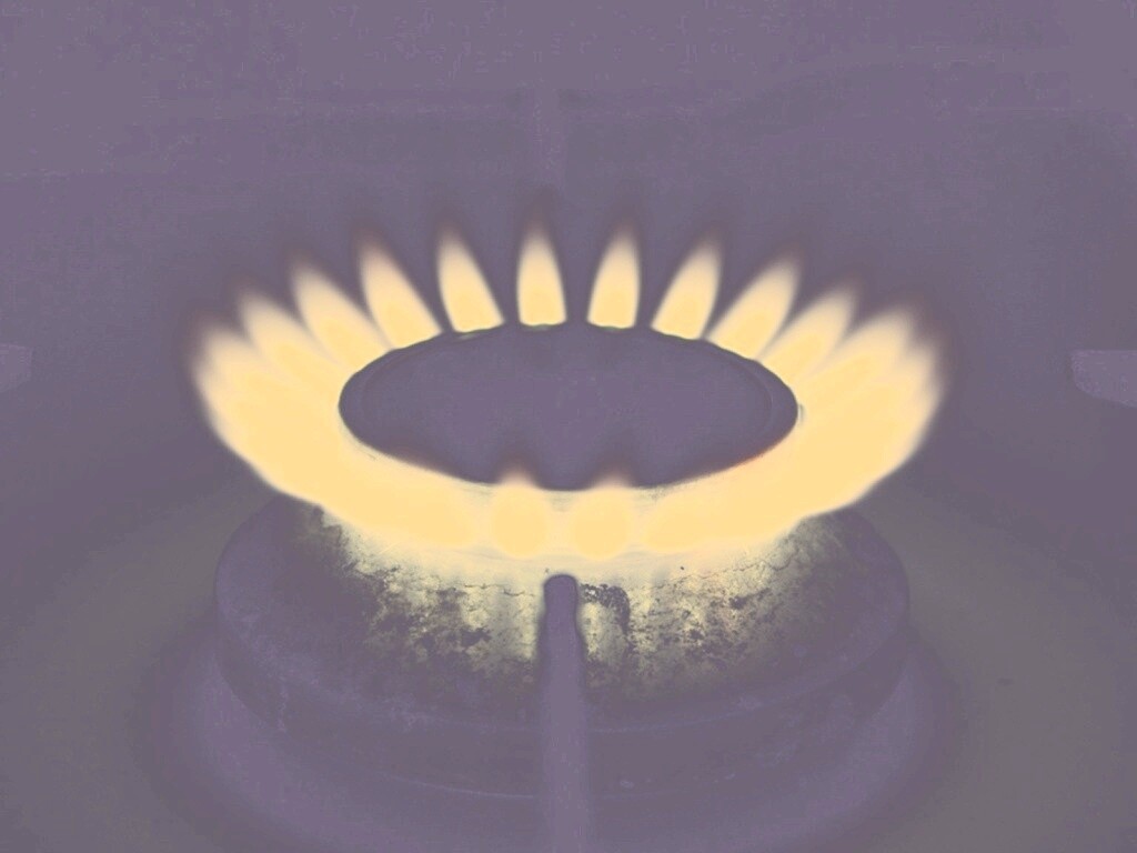Огонь газовой конфорки обои