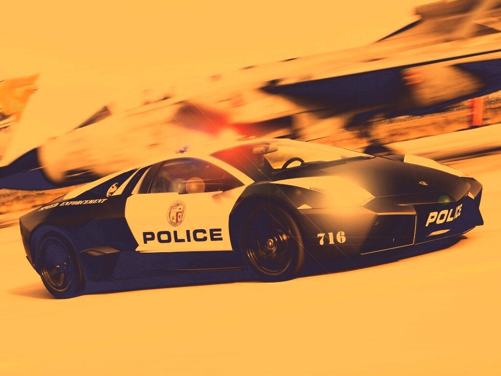 Полицейска Lamborghini из NFS обои