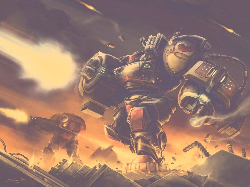Терраны из StarCraft обои