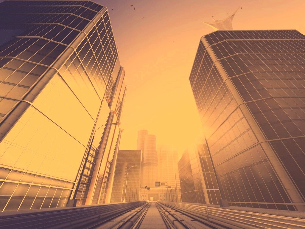 Улица из Mirrors Edge обои