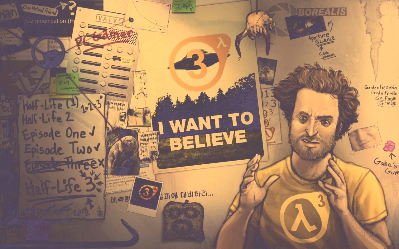 Half Life 3 - I want to believe обои
