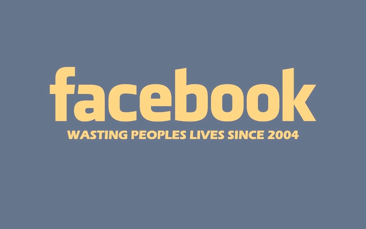 Facebook - жизнь на свалку обои