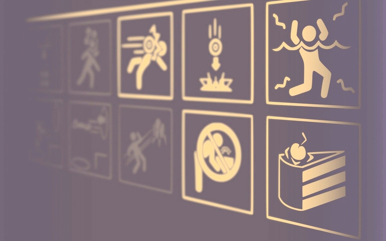 предупреждения Portal обои