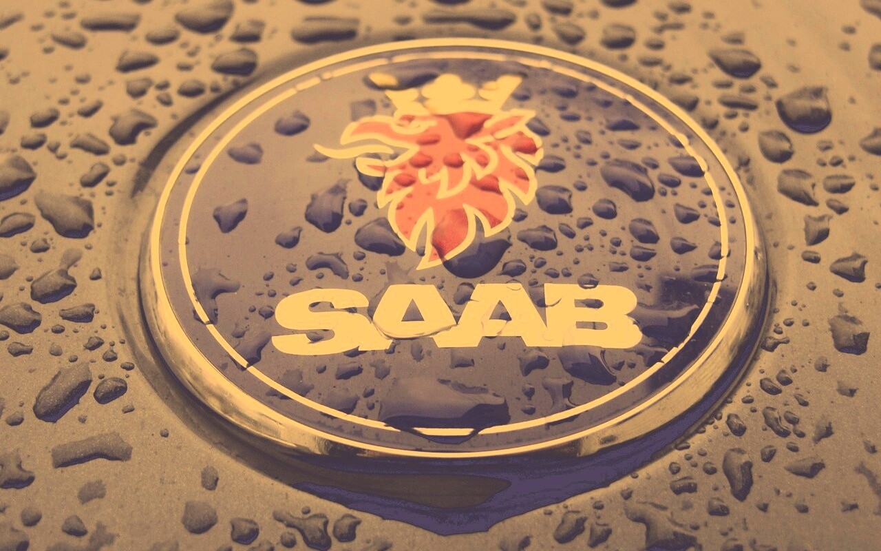 Логотип Saab обои