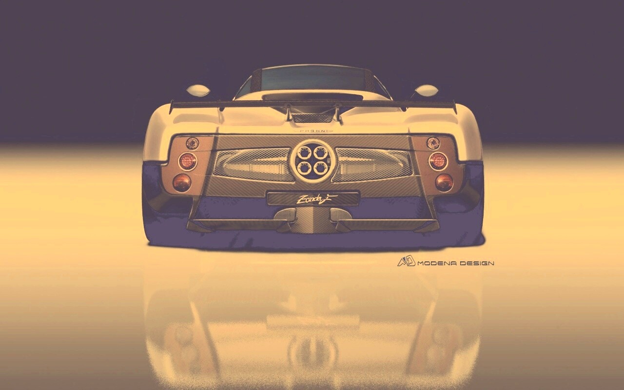 Pagani Zonda рендер обои