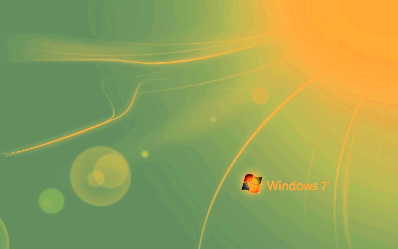 Голубые обои Windows 7 обои