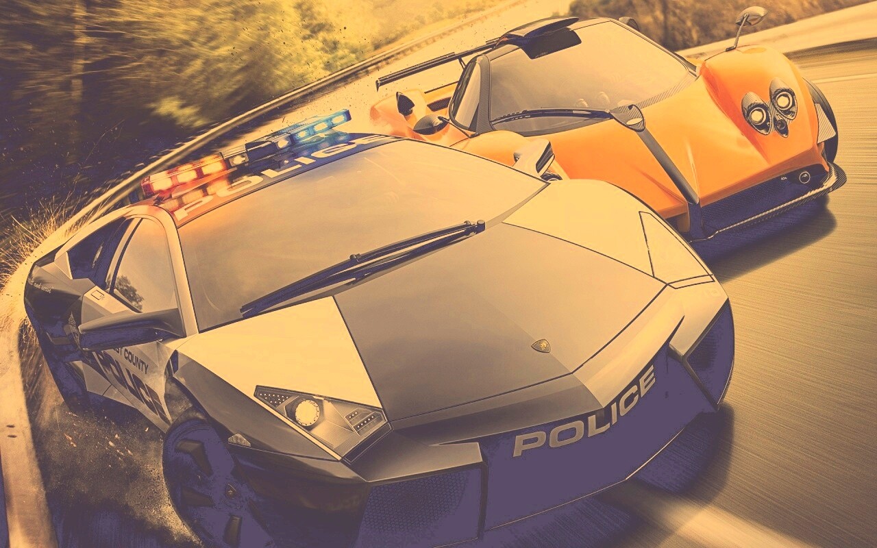 Полицейская погоня из Need For Speed обои