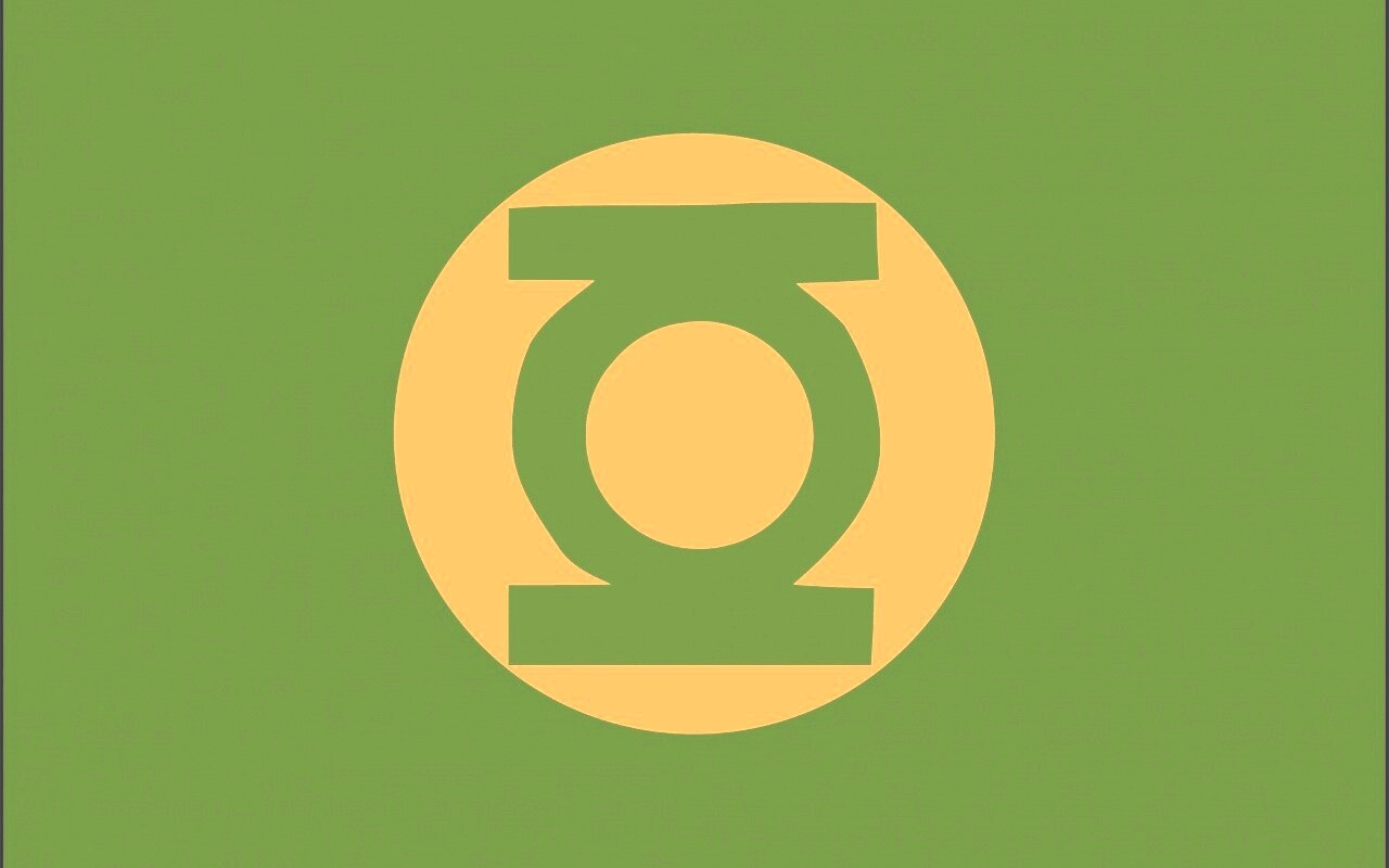 Знак Зеленого фонаря обои
