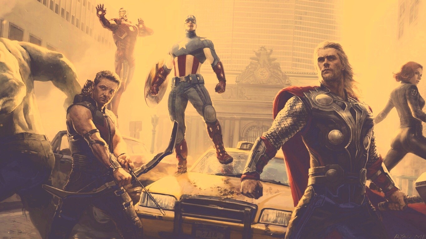 Арт к фильму Мстители обои