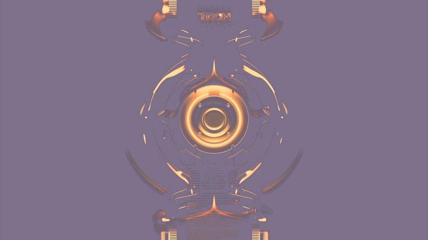 Tron Data Amber обои