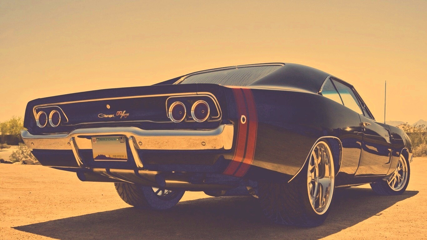Зад Dodge Charger обои