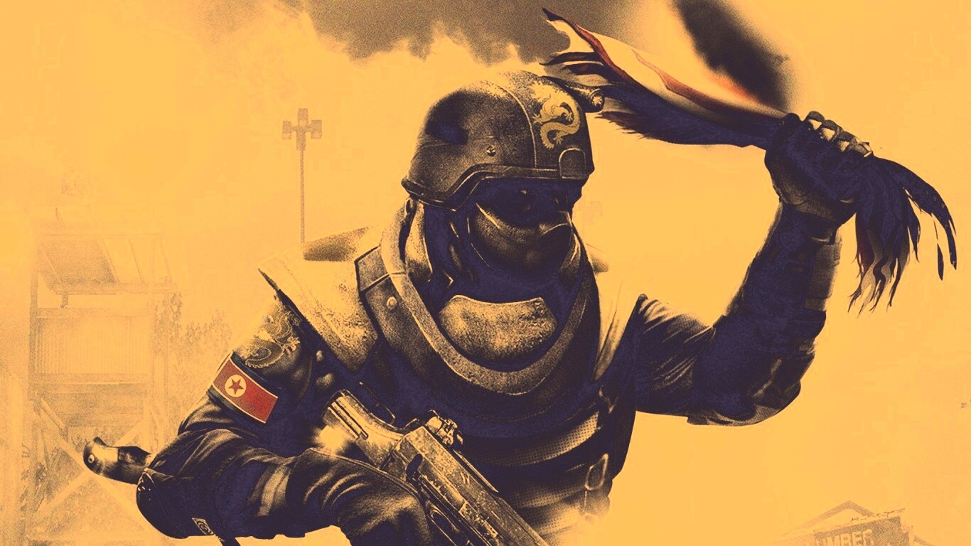 Китайский солдат жжет американский флаг обои