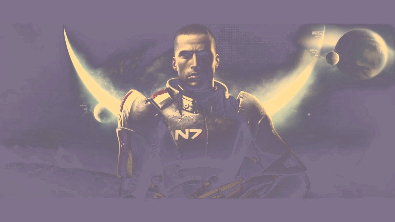 Шепард из Mass Effect обои