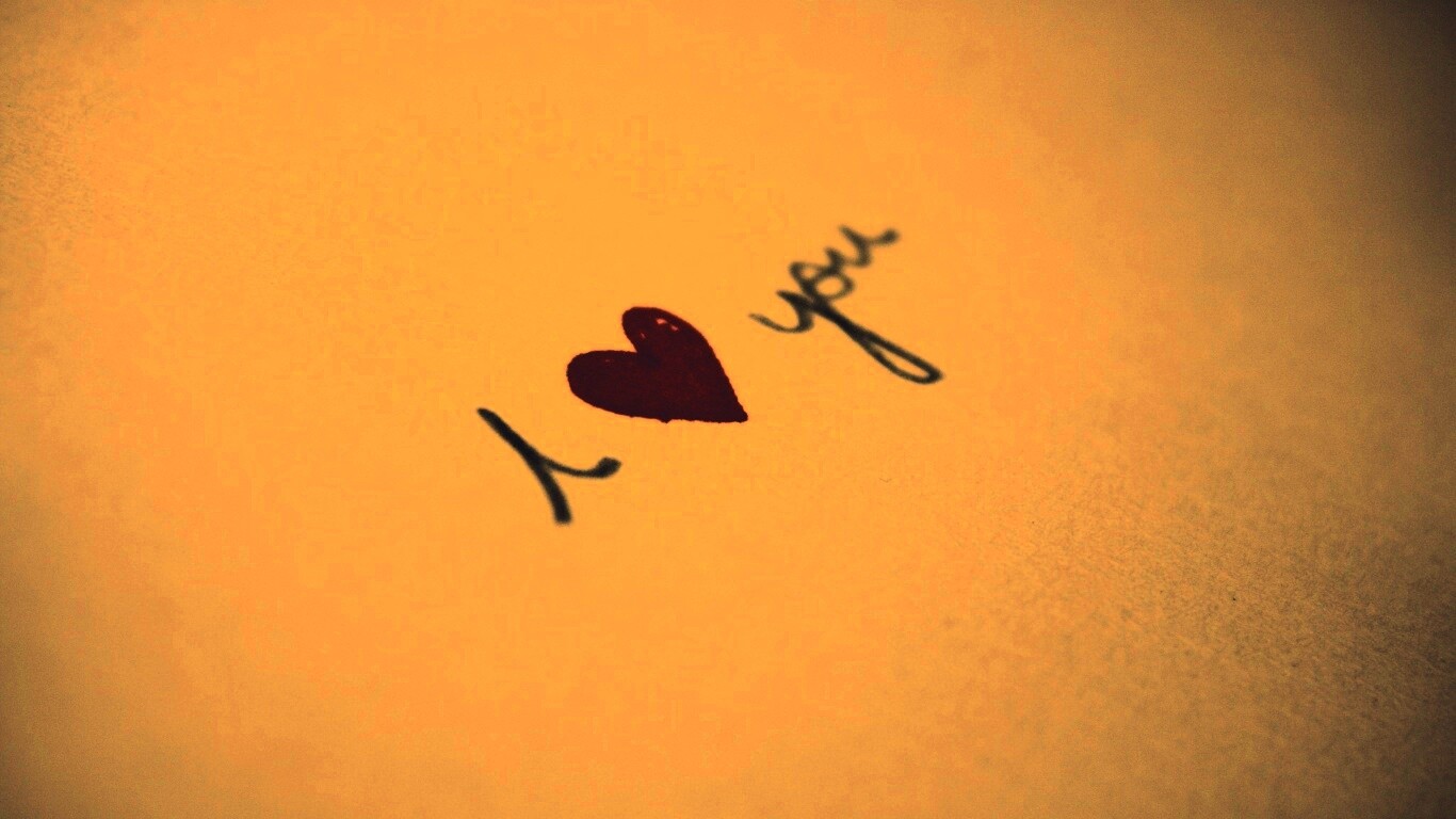 I love you обои