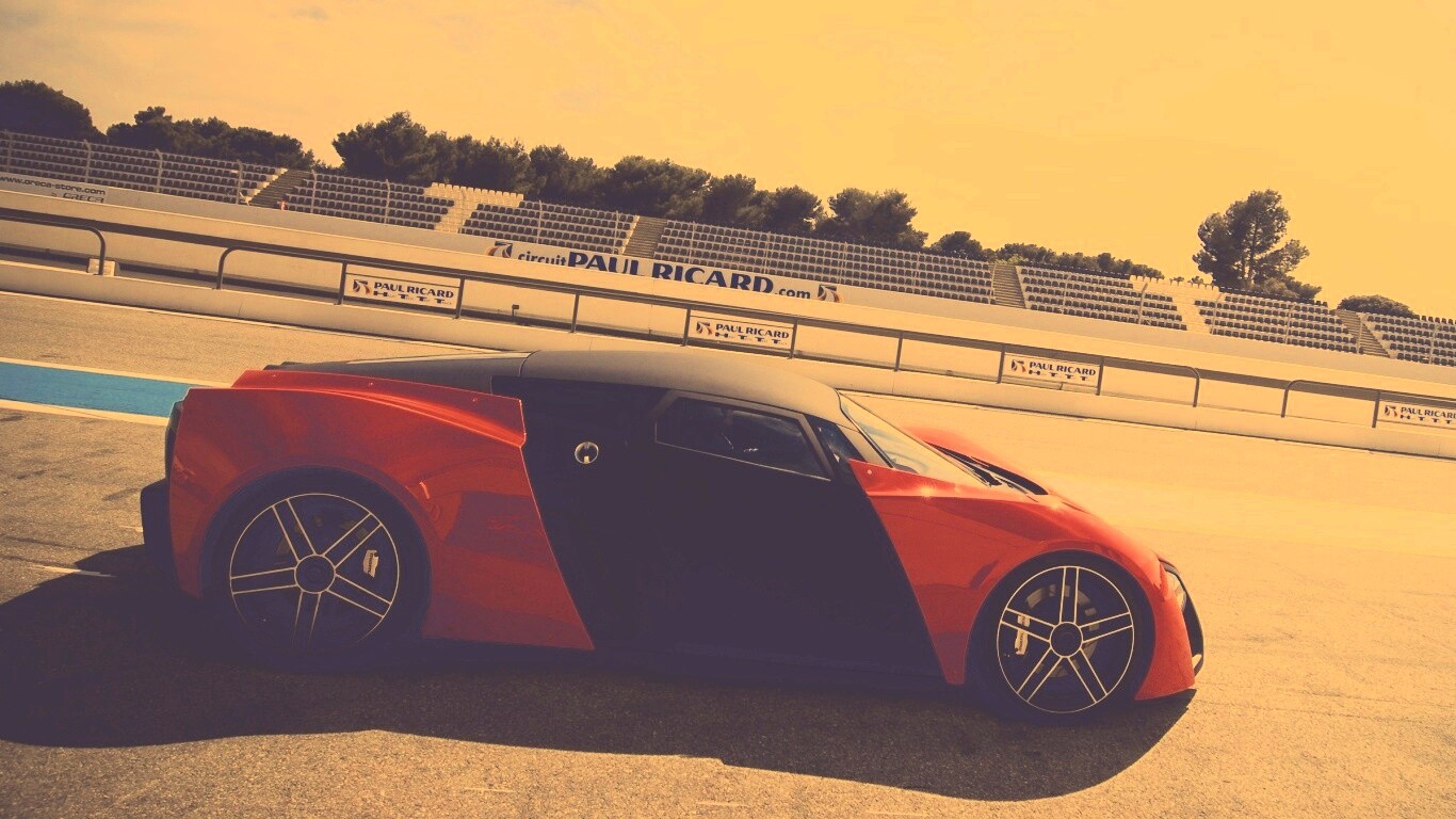 Marussia на треке обои