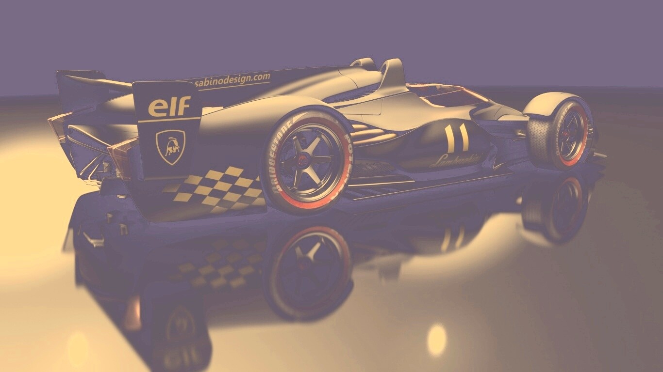 Болид Lamborghini обои
