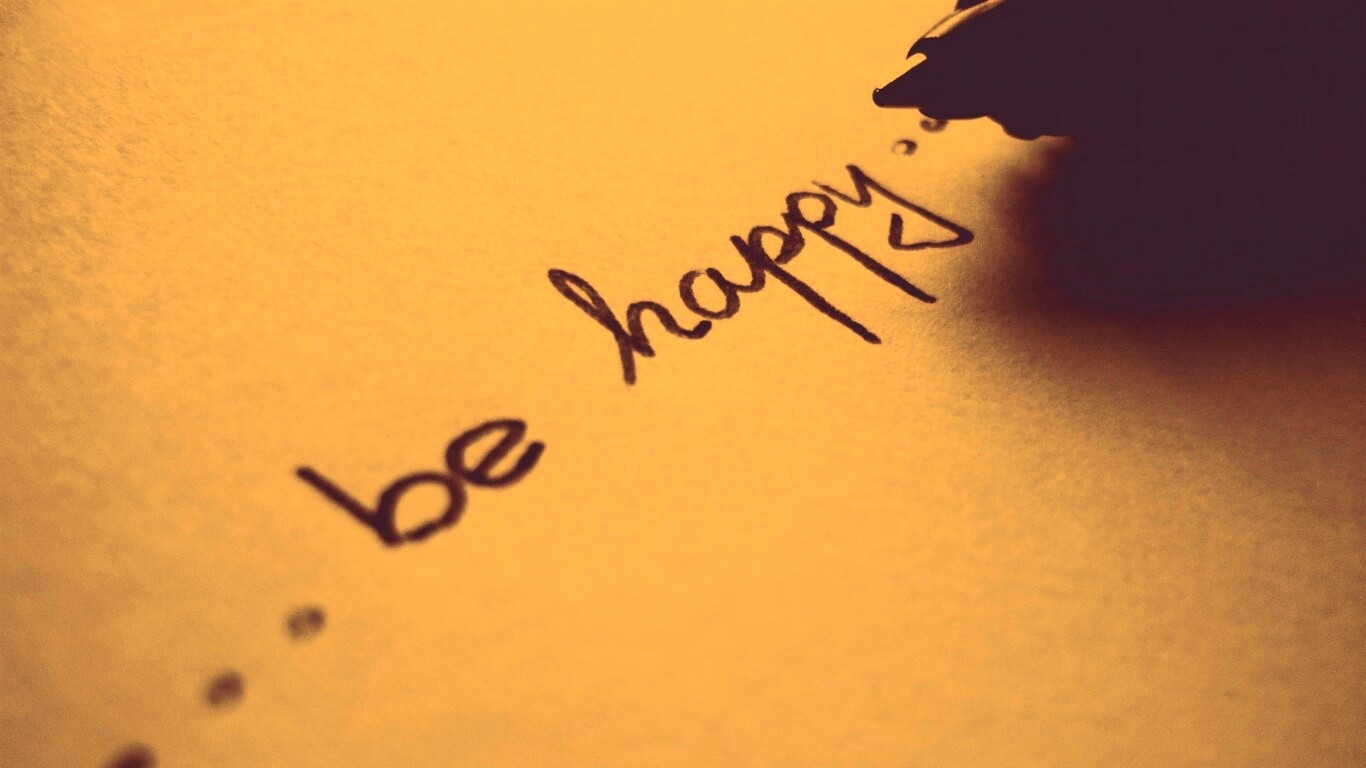 ... be happy ... обои