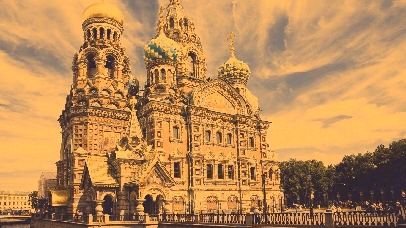 Спас на крови обои