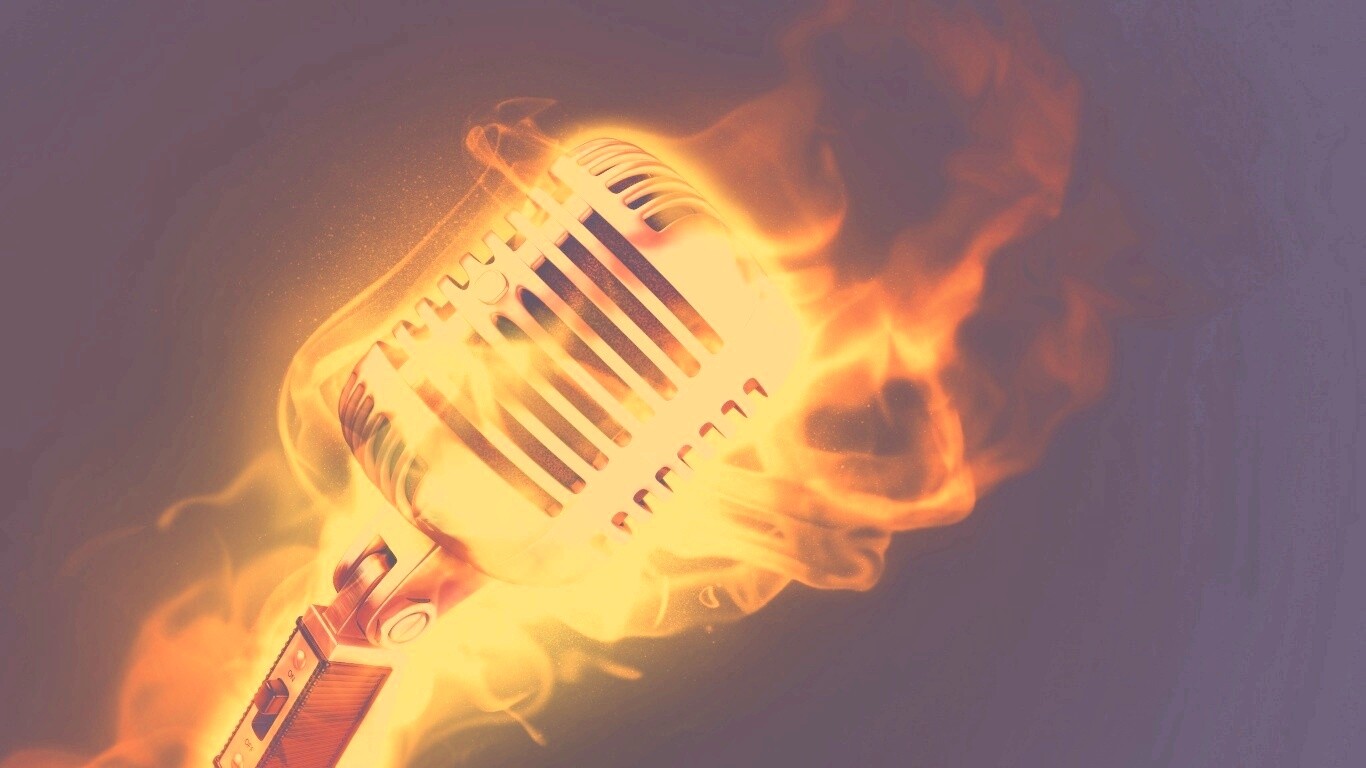 On fire! обои