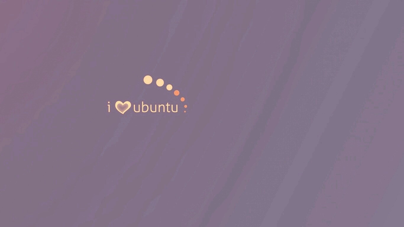 Я люблю убунту обои